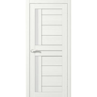 Дверь межкомнатная остекленная NP 1 пленка ПВХ Цвет Бьянка ширина 600мм