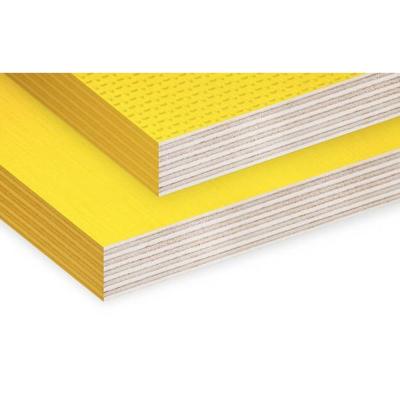 Фанера ламинированная 9мм 2,44*1,22 сорт 1/2 гладкая/гладкая желтая