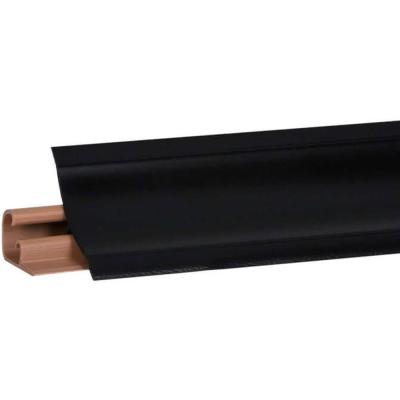 Плинтус LB 231 (12) Черный 3,0 м 12 (матовый) (619)