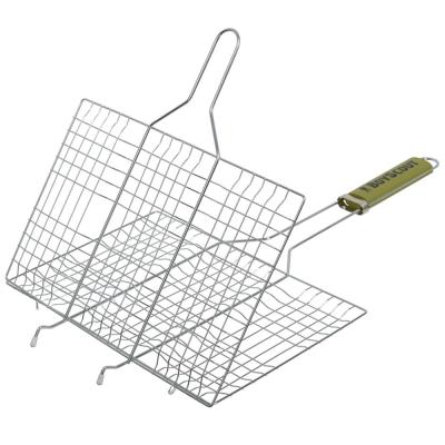 Решетка-гриль для 6 порций блюд, веер в подарок 54(+5)*33*22*2,5см BOYSCOUT