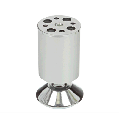 Ножка 50*100 алюмин матов (100шт)конус-цилиндр