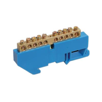 Шина нулевая на DIN изоляторе ШНИ-6х9-10-Д-С