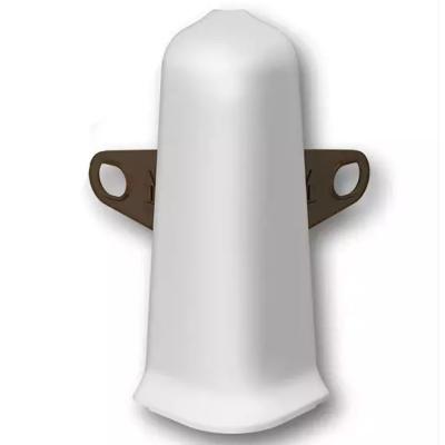 Уголок наруж с крепежом Платиново-серый 85мм Деконика (снят с производства)