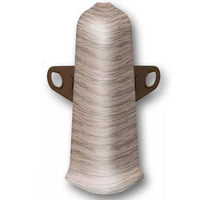 Уголок наруж с крепежом Дуб снежный 85мм Деконика