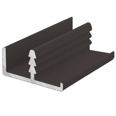 RD-96/CLARO Профиль врезной прямой черный анод 16мм (3м хлыст)