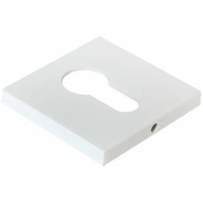 Накладка на ключевой цилиндр MH-KH-S6 W на квадратной розетке 6мм, цвет белый