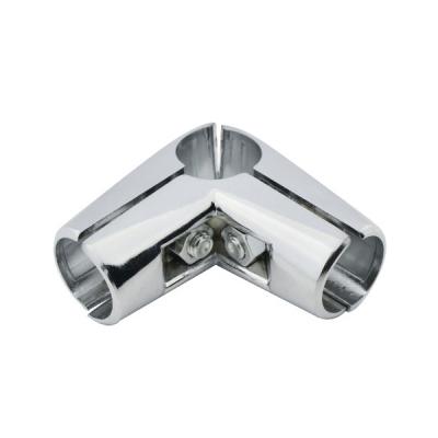 Соединение угл. для 3-х труб хром гальваника UNO 04