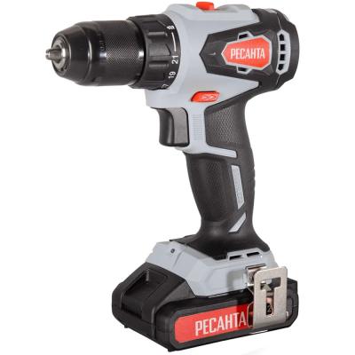 Дрель-шуруповерт аккумулят. ДА-20-2ЛК-Б(бесщеточный двигатель) РЕСАНТА 75/14/10