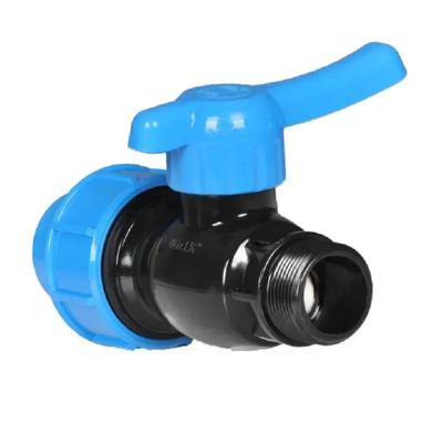 Кран 32*1 наружная резьба  ПЭ