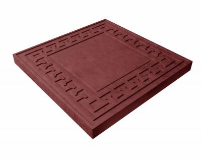 Плитка Орнамент 500х500х60 красная