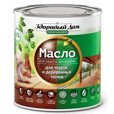 Масло для террас и деревянных полов ЛАКРА Здоровый Дом палисандр 0,75л