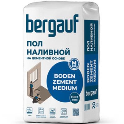 Наливной пол на цементной основе Bergauf Boden Zement Medium  20кг
