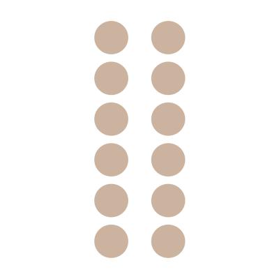 101050U Заглушка самокл. D20 Имбирь (12 шт/лист)