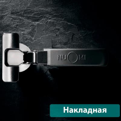 Петля с прямой ответной планкой 105 градусов, Накладная(3)