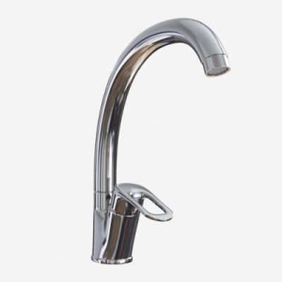 Смеситель д/кухни Mixline ML06-032 выс.излив бок.ручка