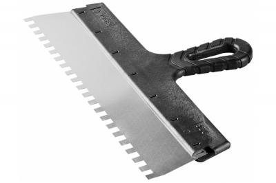 Шпатель ЗУБР Мастерфасадный нерж полотно 150мм зуб 8*8