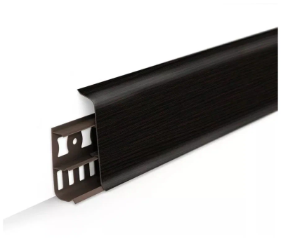 Плинтус напольный Деконика Венге темный 85мм 2,2м - 303