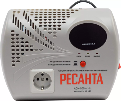 Стабилизатор АСН-500Н1/1-Ц Ресанта, 63/6/9