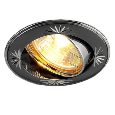 Светильник точечный ES 104А MR16 GU/SL черный/серебро