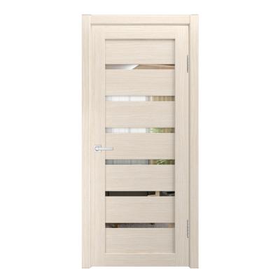 Дверь межкомнатная остекленная NР 5 ПВХ Лиственница Светлая ширина 800мм*2100
