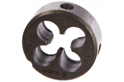 Плашка ЗУБР М8*1,25, круглая ручка