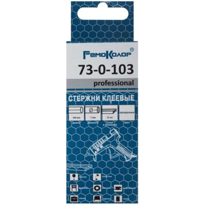 Стержни  для клеевых пистолетов прозрачные 7*100мм (12шт)