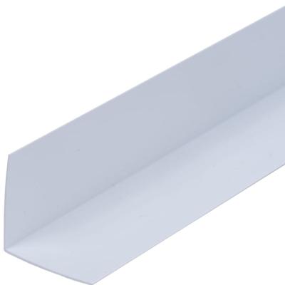 Уголок жёсткий ПВХ 60*60мм белый 2,7м
