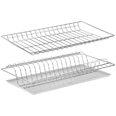 Посудосушитель 500мм Металлик с рамкой