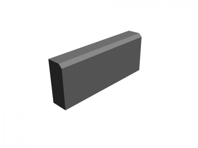 Бордюр полимерпесчаный 500*200*50 графит