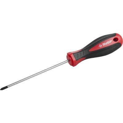 Отвертка ЗУБР РН1*150мм эргономичная двухкомпонентная рукоятка