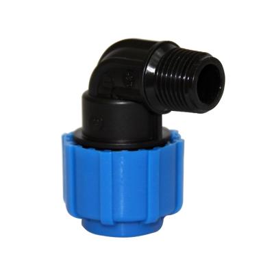 Отвод ПЭ с нар.труб.резьбой 20*1/2