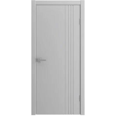 Дверь межкомнатная Страйп-1 Эмаль Серая RAL7047 ширина 600мм