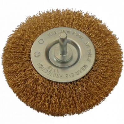 Щетка дисковая стальная для дрели 0,2мм 75*6,10 Интерскол