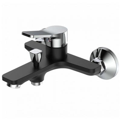 Смеситель для ванны 35к ESKO DI54, без аксессуаров черный+хром