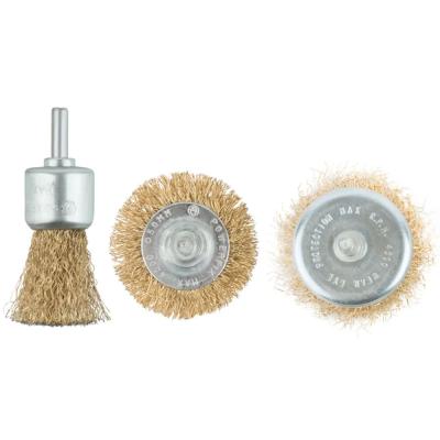 Корщетки со штифтом, набор 3шт