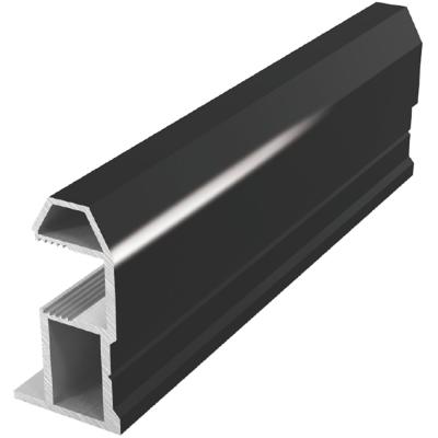 ПРЕМИАЛ ELEPHANT Вертик проф  ЧЕРНЫЙ глянец 5,4м трапеция (FISH)