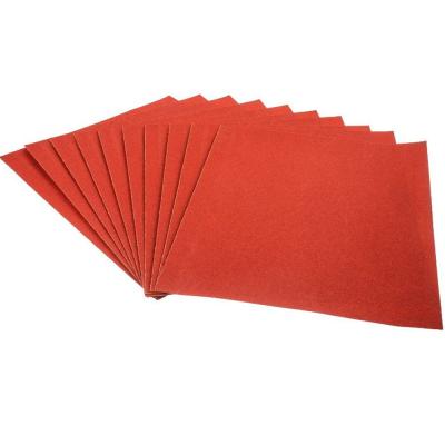 Шлифовальный лист на бумажной основе, оксид алюминия, водостойкий, Р80, 220х270мм 10шт., (уп.)