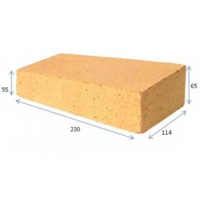 Кирпич шамотный ШБ 22 (клин торцовый) 230х114х65х55 мм