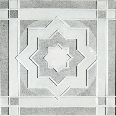 Плитка тротуарная Звезда Давида 300х300х30 серая