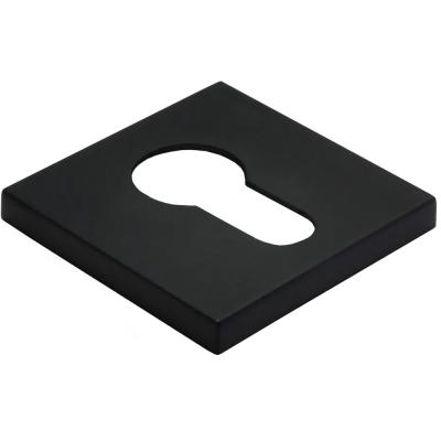 Накладка на евроцилиндр на квадратной розетке 6мм RAP KH SLIM-S BL цвет черный