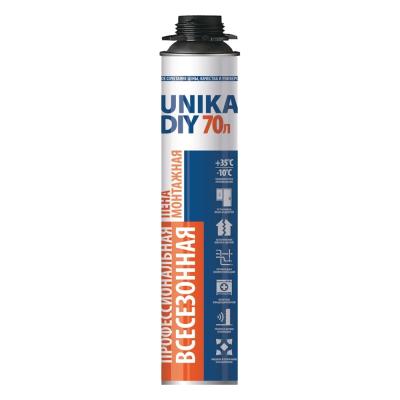 Пена монтажная профессиональная UNIKA DIY 70 (всесезонная)