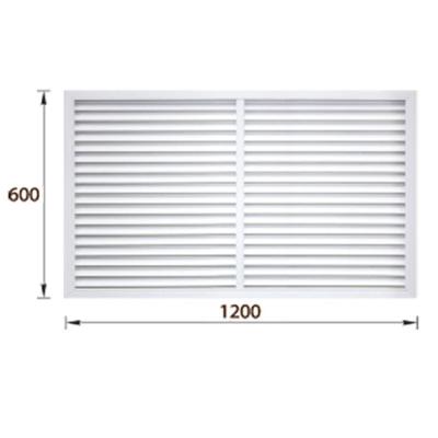 Решетка радиаторная 600*1200мм Идеал белая