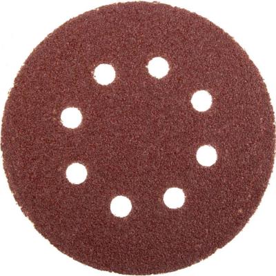 Круг шлифовальный ЗУБР из абраз бумаги на велюр основе Р40 125мм 5шт