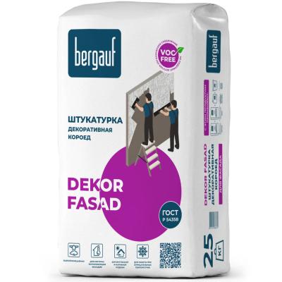 Штукатурка декоративная короед Bergauf Dekor Fasad  25 кг