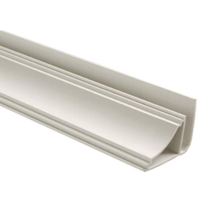 Плинтус пластик белый потолочный д/ПВХ панелей 8мм. 3м.