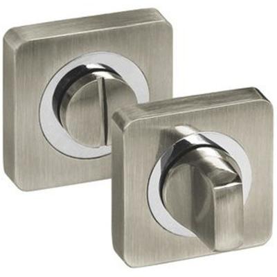 Фиксатор квадратный (внутри круг) мат. никель Simple 250061