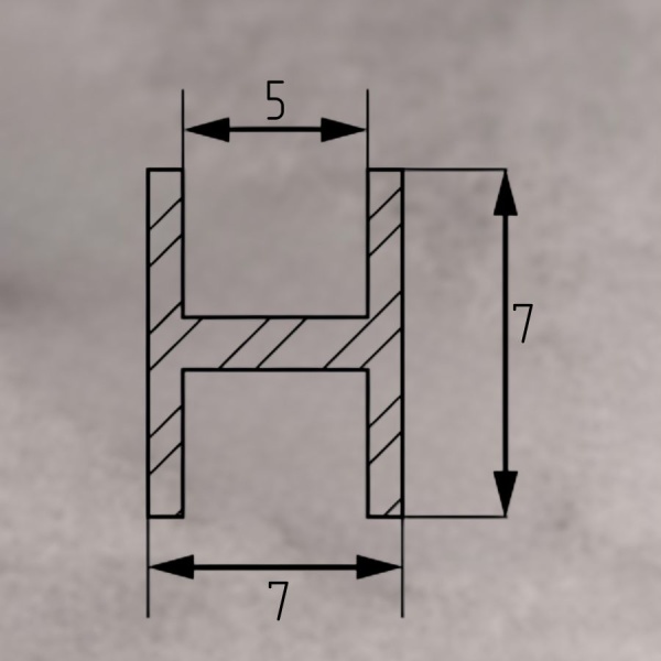Планка д/меб щита соединительная 4мм БЕЛАЯ