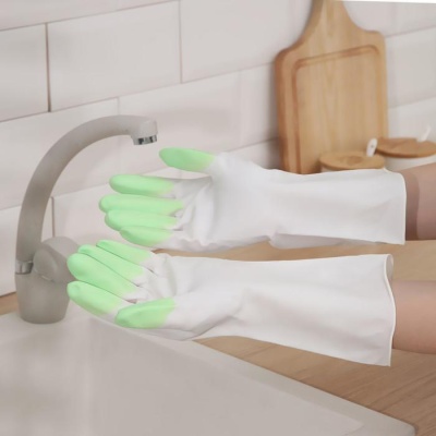 Перчатки хоз. суперпрочные размер М МИКС 4463974, 4463975