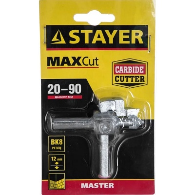 Сверло STAYER по кафелю Балеринка d-20-90мм в блистере