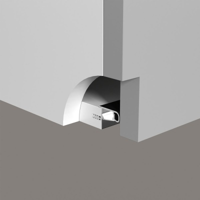 Профиль для кухонных баз Г LIMBO LED 6м золото матовое